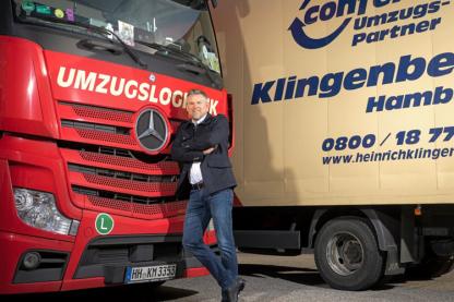 Klingenberg truck with Alex von Drahten