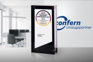 We are proud of the: German Service Award 2019